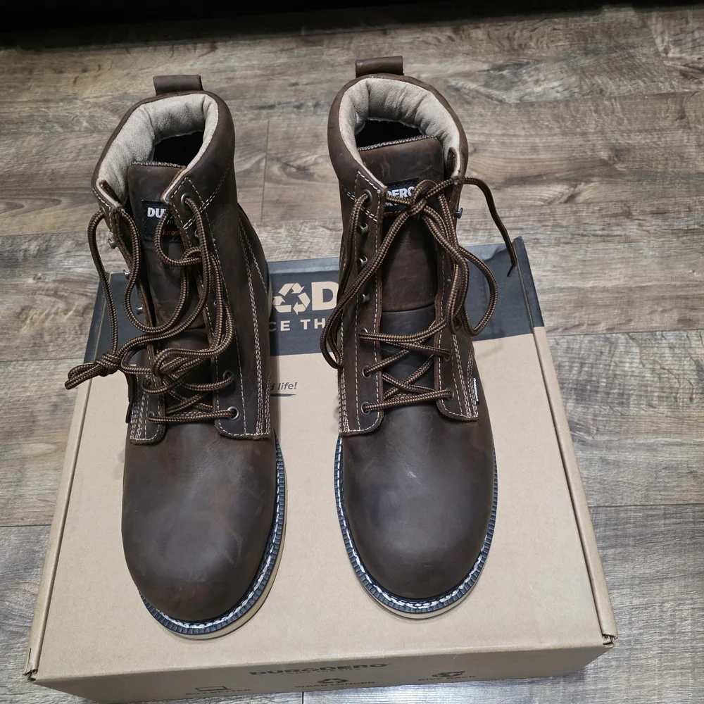 Durodero Steeltoe  Leather Boots Men Size 12